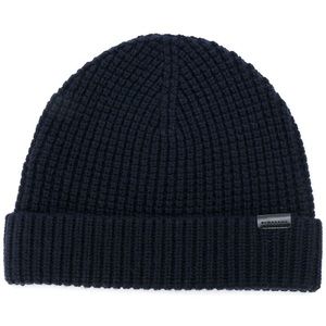 Burberry Cashmere Blend Waffle Knit Beanie